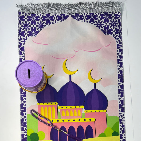 Kids Gift box | jaye namaz + Tasbih + coin box