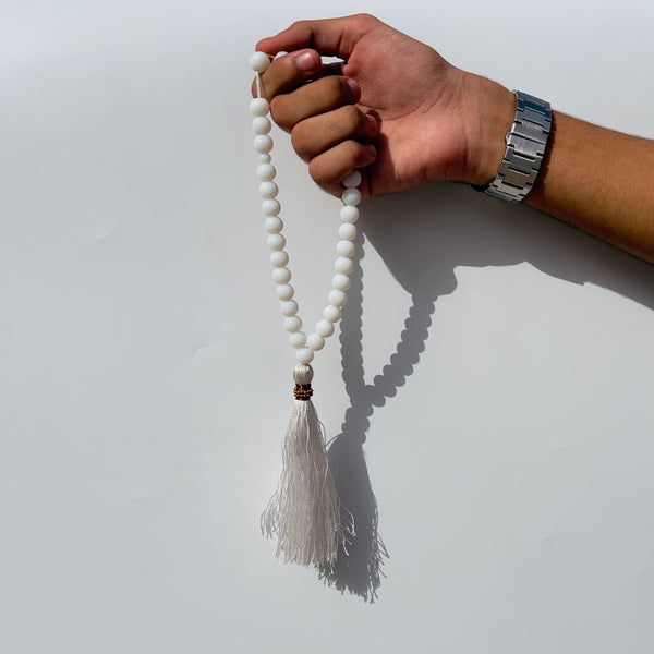 Pack Of 3 White Marble 33 Beads Tasbeeh