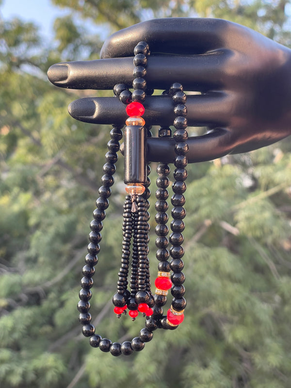 Tasbeeh e Aswad (6mm) 100 Beads Handmade - Gift Pack (2/4/6 Pieces)