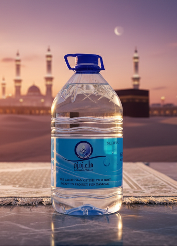 Pure Zam Zam Water Without Airport Packaging (5 LTR)