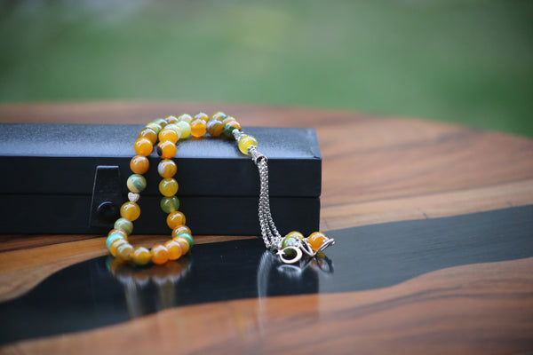Aqeeq Al-Zikr Tasbeeh – 33 Beads 10mm