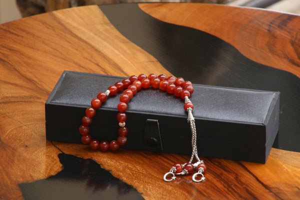 Aqeeq Al-Zikr Tasbeeh – 33 Beads 10mm