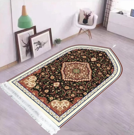 Luxurious Carpet Style 3D Prayer Mat | Imported Janamaz