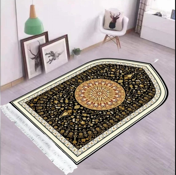Luxurious Carpet Style 3D Prayer Mat | Imported Janamaz