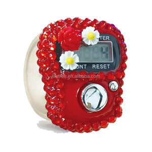 Pack of 3, Fancy Flower Diamond Digital Counter