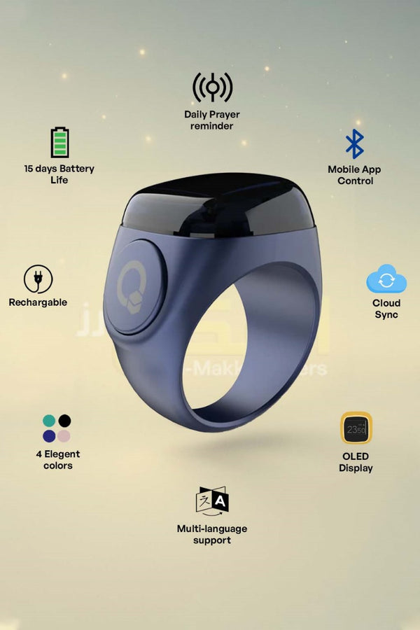 iQibla Zikr Ring Noor